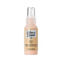 Plaid 갤러리 스테인 글라스 펜 2oz 색상선택 글라스 데코 스테인글라스 물감, 34 Peach