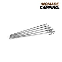 노마드 캠핑 갈고리 크롬도금 단조팩 5pcs 30cm CN080122 캠핑용품 텐트팩 타트폴대 펙 타프 침낭 텐트