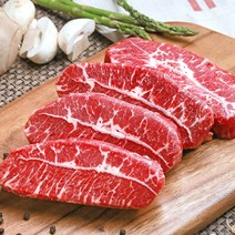 미국산 부채살 스테이크 1kg 2kg 소포장 부터 냉동 소고기 미니 스테이크 쇠고기 구이용 수입산, 2kg(포장단위 300g), 1개