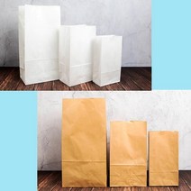 아띠 협력업체 종이봉투 무지 각대봉투 2칼라 3사이즈 (50개입), 화이트