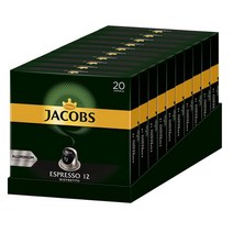 야콥스 캡슐 에스프레소 12 리스트레토 대용량 200개 (20개입x10) Jacobs Espresso Ristretto Capsules