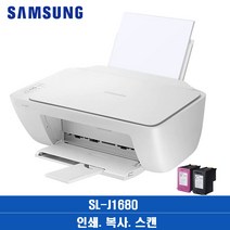 삼성전자 SL-J1680 (공기계) 잉크젯 복합기 삼성프린터기 복사 스캔 인쇄, SL-J1680공기계/잉크없음, 기계만발송(잉크없음)