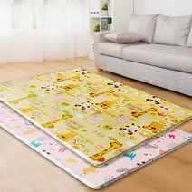 JSS&D PVC 쿠션매트(12T) / 두꺼운 바닥 거실 애견 발코니 베란다 층간소음 운동 놀이방 매트 장판 대형 특대형, 동물친구양면