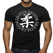 주짓수도복 오리지널 브라질 Jiu Jitsu MMABJJ 티셔츠 o넥 반팔 남성 코튼 하라주쿠 스트리트웨어