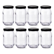 글라스락 580 높은형 유리병 블랙 500ml + 뚜껑 랜덤 발송, 32세트