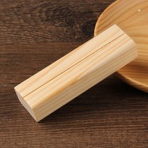 포토 카드 바인더 명함 꽂이 수첩 쿠폰북 2 pcs 스트레이트베벨 천연 나무 사진 홀더, C-10x3x2cm