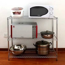 홈메탈선반 수납렉 가정용 다용도 물건정리 앵글장, 30cm x 100cm x 80cm x 3층