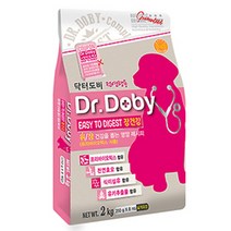 닥터도비 이지투다이제스트 (장) 2kg 강아지 장건강에 좋은사료 강아지변비탈출, 1개