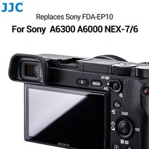 JJC 소프트 아이피스 아이 컵 소니 A6300 A6100 A6000 NEX-6 NEX-7 대체 FDA-EP10 아이 dslr FDA-EV1S 전자 뷰 파인더, 1pcs