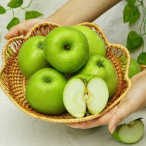 새콤아삭 여름 햇사과 썸머킹 아오리 풋사과 청사과 초록사과, 3kg 중소과 (10-14과), 가정용 아오리사과, 1개