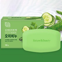 1+1 쿨샵 내추럴뷰티 오이비누 싱그러운 오이향 4개입, 7개