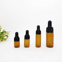 갈색 스포이드 유리 공병 2ml 3ml 5ml 10ml 향수병 아로마 오일, 3ml(10개 1세트)
