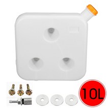 캠핑용기름통 등유통 제리캔 연료통 말통 플라스틱 에어 주차 storge 물 eberspacher 트럭 보트 캐러밴 5l 10l, 10리터