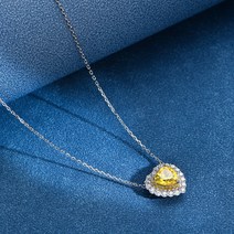 여자은목걸이 도달 품 925실버목걸이 여빙 커트 고탄소 8x8mm분홍큐빅 목걸이 유럽미국 럭셔리 장식품