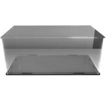 핫휠 자동차 미니카 다이캐스트Transparent Toy Car Model Hot Wheel Dustproof Display Protection Box, 02 커피