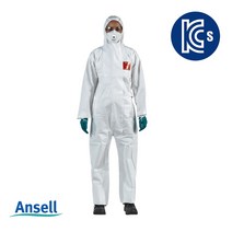 ANSELL 안셀 알파텍 마이크로가드 일회용 보호복 내산복 MG2500 플러스