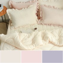 아망떼 소울메이트 플란넬극세사 프릴차렵이불세트3color