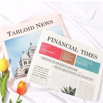 NEWSPAPER 영자 영문 신문 인테리어 까페 촬영소품, 단품, 단품