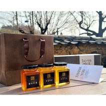 박가네양봉농장 100%국내산 천연벌꿀 선물세트(아카시아꿀 야생화꿀 밤꿀 250g), 3개입, 250g