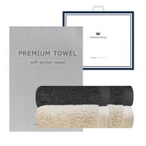 송월타월 프리미엄 벨리스 수건 195g 40수 코마사 2p 선물세트 + 쇼핑백, 랜덤 발송, 1세트