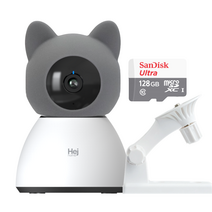헤이홈 스마트 홈카메라 Pro + 특수브라켓 + SD카드 + 캐릭터커버(헤이캣), 홈카메라 Pro + 특수브라켓 + SD카드 + 헤이캣