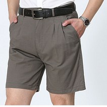 중년 남성 캐주얼 반바지 헐렁한 오빠 바지가벼운 중바지