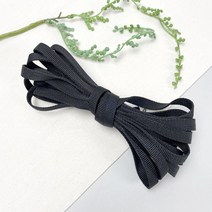 헤세드 1cm 잔골 폴리 웨이빙끈 (5마), 블랙