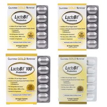 California Gold Nutrition LactoBif 프로바이오틱스 300 억 개의 식물성 캡슐 60 정 【미국 직송】