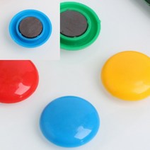 원형 메모 자석홀더 4P세트(3CM) 카페굿즈 냉장고자석 전시굿즈