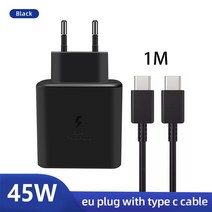부하기 초고속 충전 EPTA845 삼성 갤럭시 S23 S22 S21 S20 노트 10 플러스 20 울트라 5G 45W 충전기, 없음, 7.45W EU Chargre cable