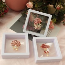 선생님 부모님 선물 카네이션 브로치 학교 학원 예쁜 스승의날 고급스러운 어버이날