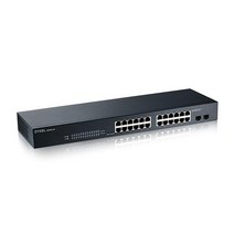 ZYXEL 8포트 기가비트 이더넷 스마트 스위치 (GS1900-8) - 관리형 제한된 평생 보호498975, 24 Ports + 2 SFP