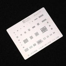 인두 납땜스테인레스 스틸 BGA 스텐실 아이폰 XR MAX 8 7 IC 칩 솔더 템플릿 리볼링 키트, 06 5pcs 1Set