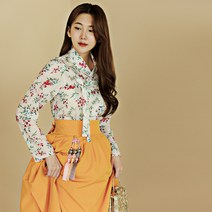 생활한복에 생활한복을 더한 덧치마 스커트 빅사이즈 허리치마 퓨전 명절 의상