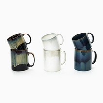 문경새재 호롱상회 도자기 투톤머그컵, B 백야, 300ml