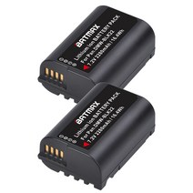 파나소닉 LUMIX DC-S5 DC-S5K 카메라용 4X 2280mAh DMW-BLK22 DMW BLK22 배터리 LED 듀얼 충전기, 2 배터리