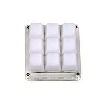 숫자키보드 키 패드 QMK Hotswap-YMDK RGB 지원 매크로 기능 C 타입 MX 스위치 기계식 키보드 넘패드 게임 포토샵용 9, Base Kit, Milk White, 없음
