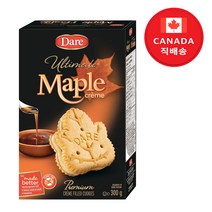 캐나다 데어 메이플 크림 쿠키 Dare Maple Cream Cookies made with maple syrup 300g (캐나다 직배송), 7개