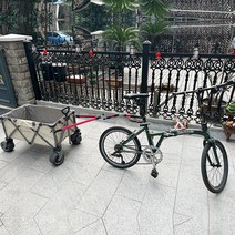 자전거 트레일러 웨건 가정용 캠핑 바이크 트롤리, A, 1개