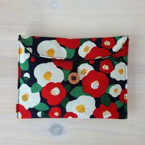 [바보사랑] 생리대파우치만들기 매직파우치 미니동백 원단선택, 상품선택:그레이플라워