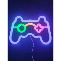 led 디스플레이 네온 pc방 노래방 파티룸 컬러 주변 조명 벽 장식 야간, F