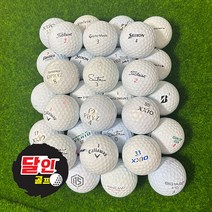 달인골프 실속세트 초급자용 혼합 로스트볼 화이트, 30개