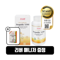 하이웰 프리미엄 프로폴리스 3200mg 250캡슐 1개 플라보노이드 뉴질랜드산 직구 베지캡슐, 250정