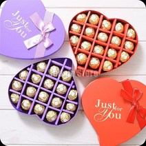 하트 페레로로쉐 화이트 발렌타인 데이 초콜릿 선물, 별★러브하트 페레로(T18)