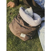 강아지포대기 슬링백 산책용가방 애견업기 중형견 닥스훈트이동가방 새끼 애완 동물 루빅스, 커피 브라운, 한 사이즈