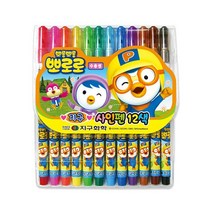 [코리아문구사] 지구화학 뽀로로 사인펜 12색