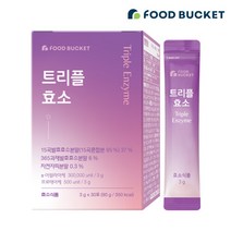 푸드버킷 트리플 15곡 소화 발효 효소 3g 30포 1박스, 상세설명 참조, 없음