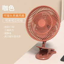 탁상용 침대헤드 가정용 학생기숙사 소호 뮤트 데스크탑 책상선풍기, 기본, T04-협탁 핑크-전자동 도리도리 바람 소리