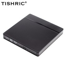 cd리핑 리핑기 cd dvd플레이어 odd Tishric usb 3.0 type-c 외부 rw 리더 버너 드라이브 광학 작가 데스크탑 pc 노트북 태블릿 플레이어, 검은색