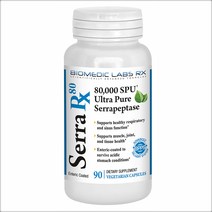 Biomedic Labs RX 세라펩타제 세라펩타아제 SERRAPEPTASE enzyme 90베지캡슐, 1개, 기본